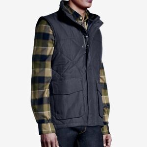 Barbour Winterdale Gilet Navy Quilted Vest Mens L NWT